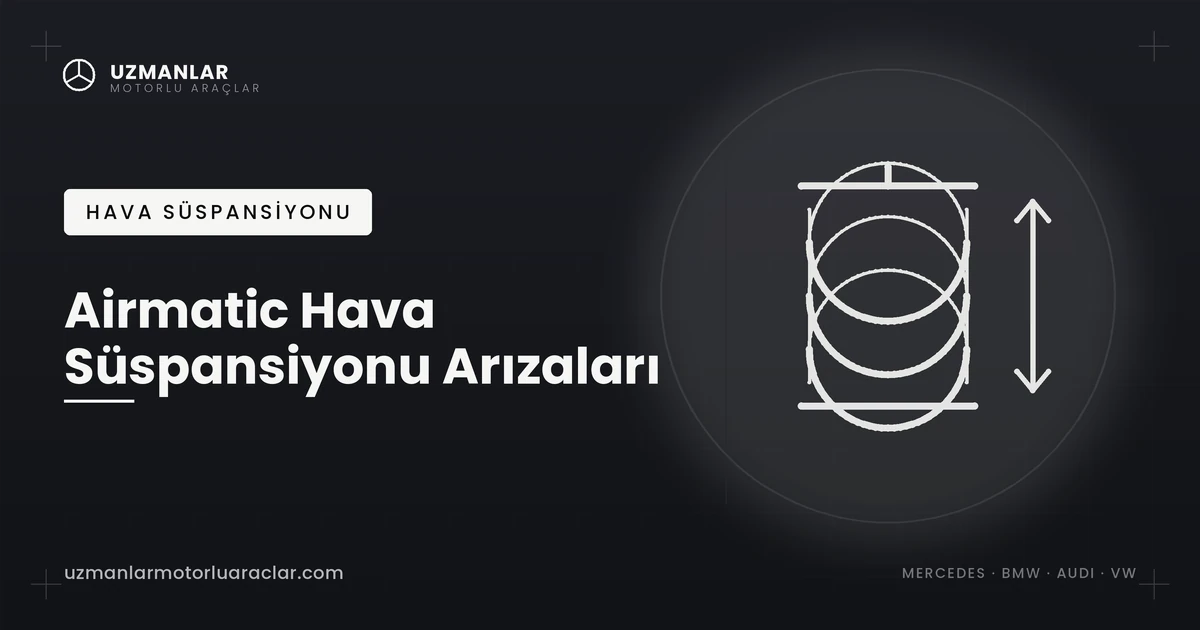 Mercedes Airmatic hava süspansiyonu körük kaçağı kompresör Gaziantep